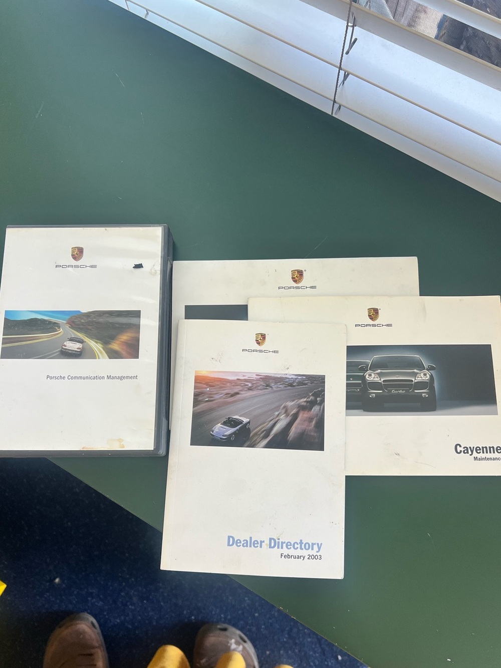 Porsche Design White and Green Dealer & Owner Booklets